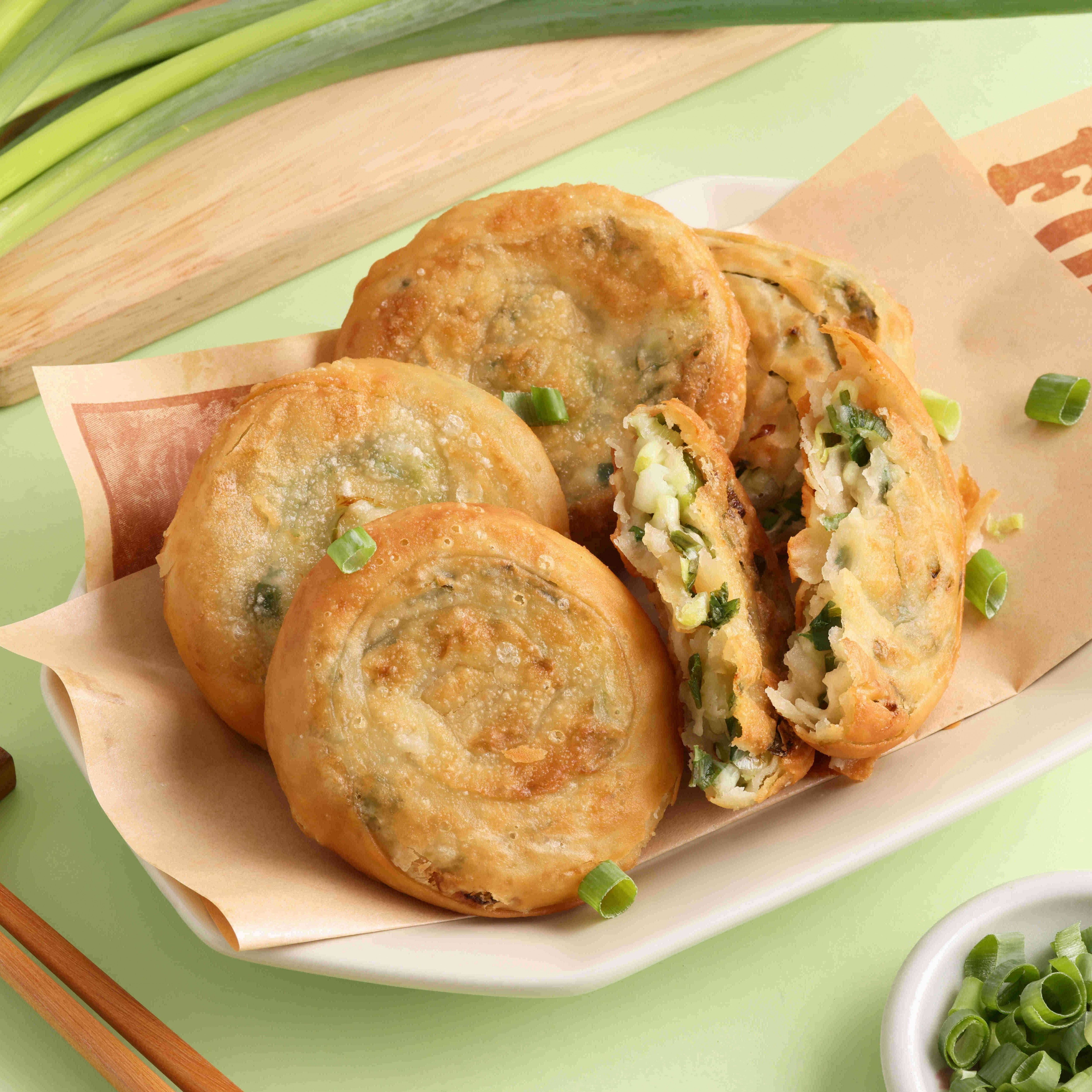 【五辛素】小蔥酥餅 (10片入) 【五辛素】小蔥酥餅 (10片入)